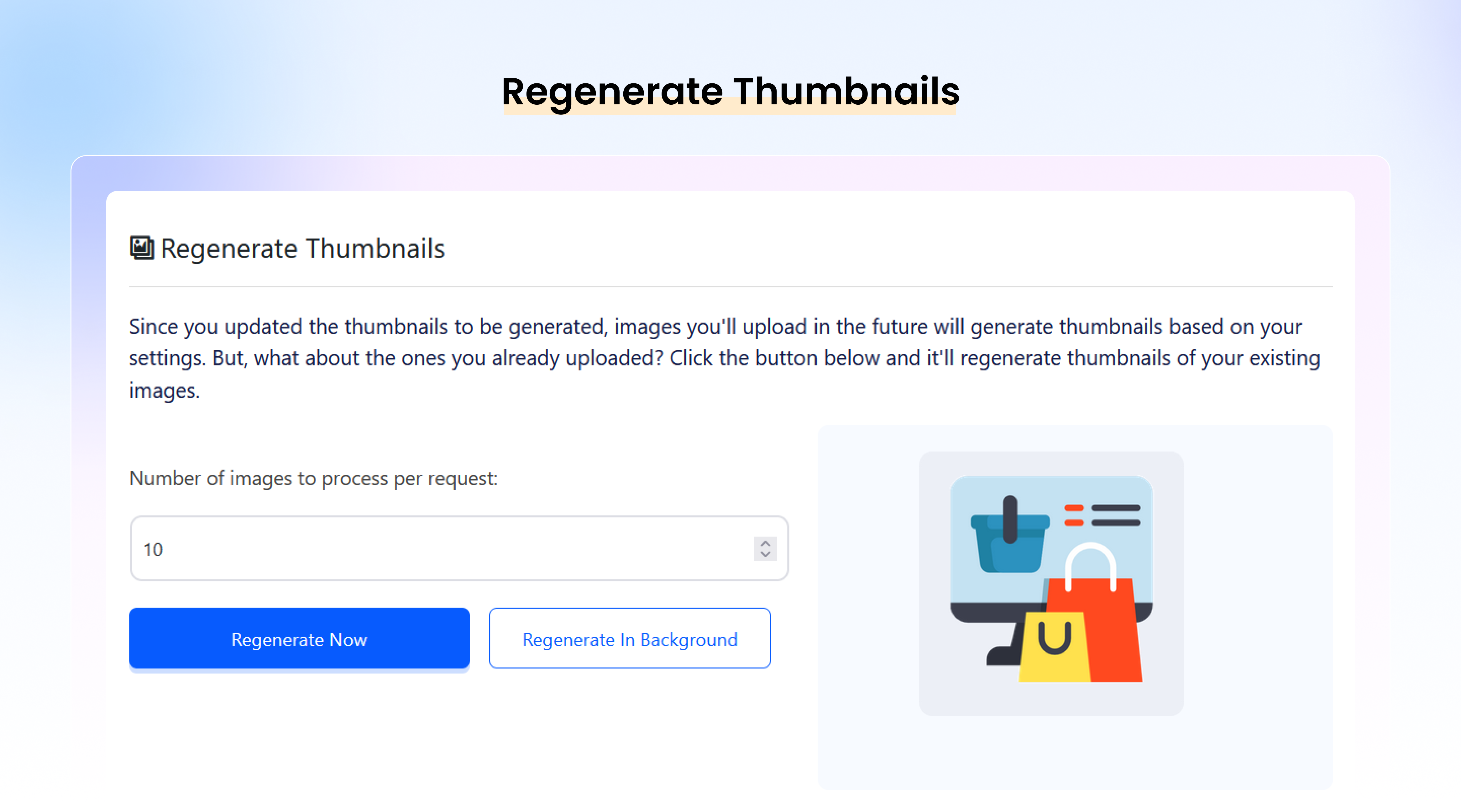 Regenerate Thumbnails