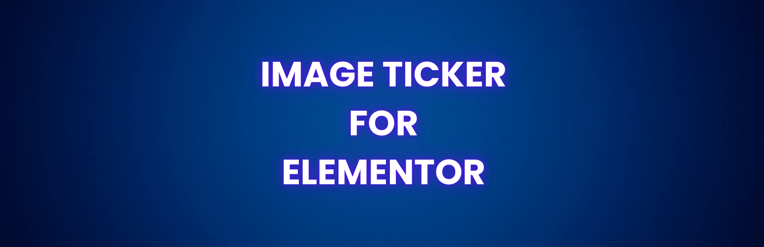 Image Ticker for Elementor