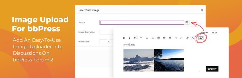 Inline Image Upload for BBPress