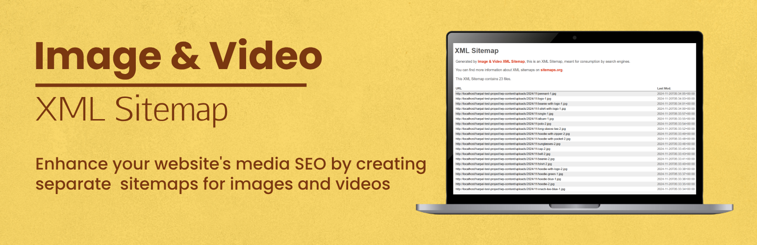 WordPress 外掛 Image & Video XML Sitemap 的封面圖片。