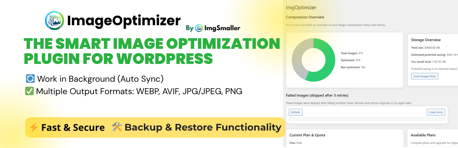 ImgSmaller – Optimize Images | Compress Images | Convert WebP & AVIF