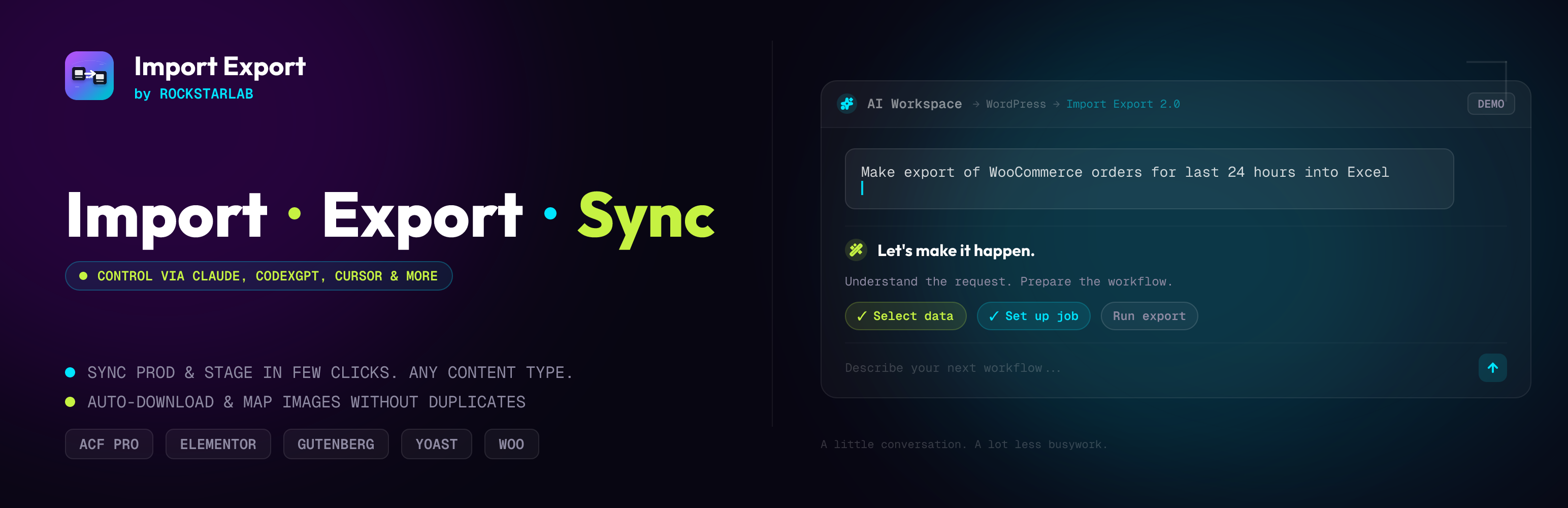 Import Export by RockStarLab