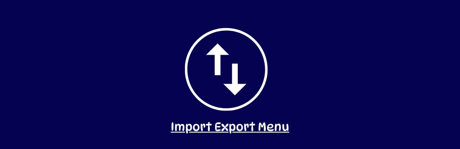 Import Export Menu