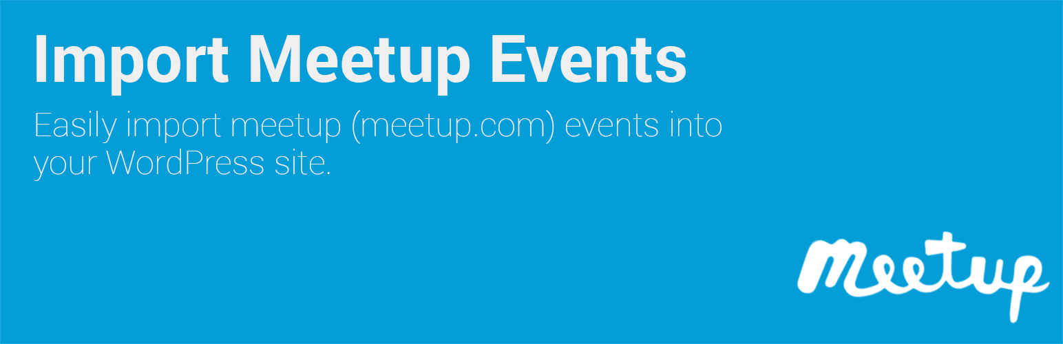 Import Meetup Events