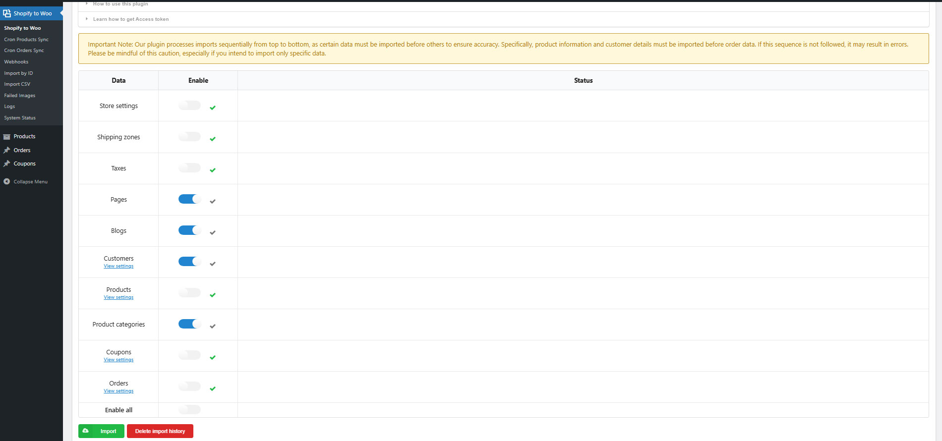 Shopify to WooCommerce