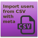 Import and export users and customers Icon