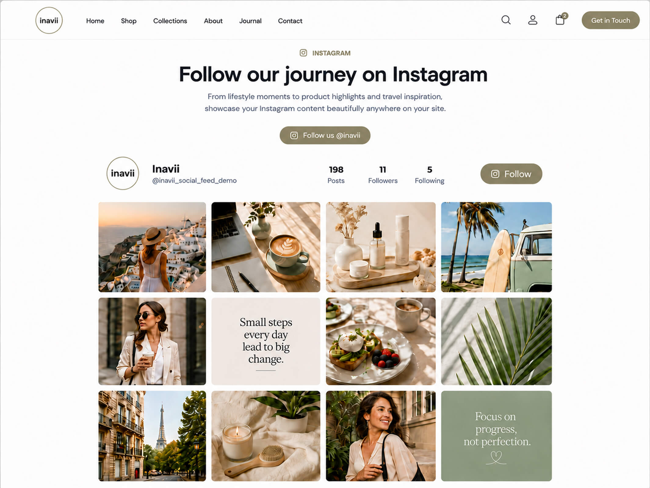 Inavii for Elementor Social Feed