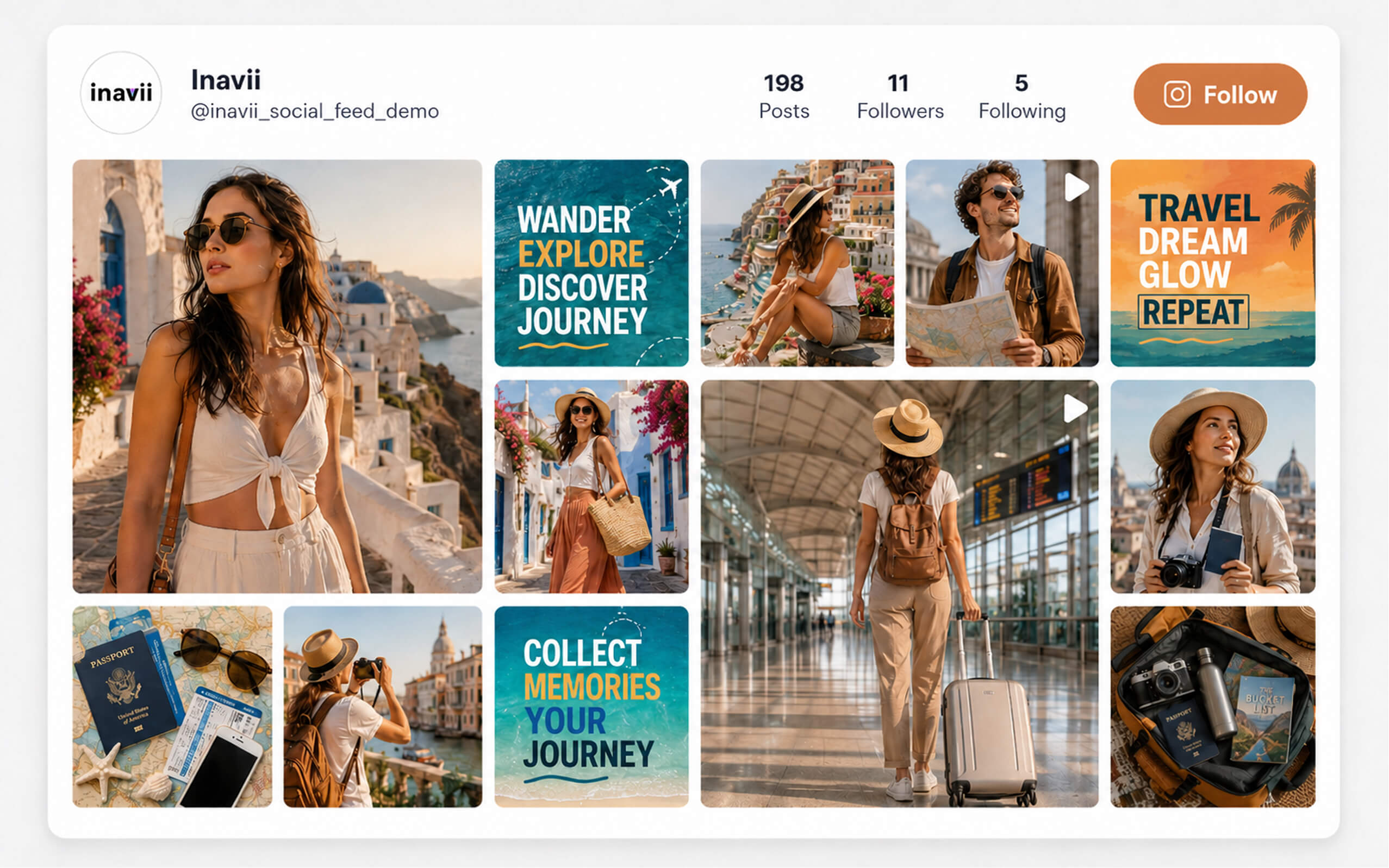 Inavii for Elementor Social Feed