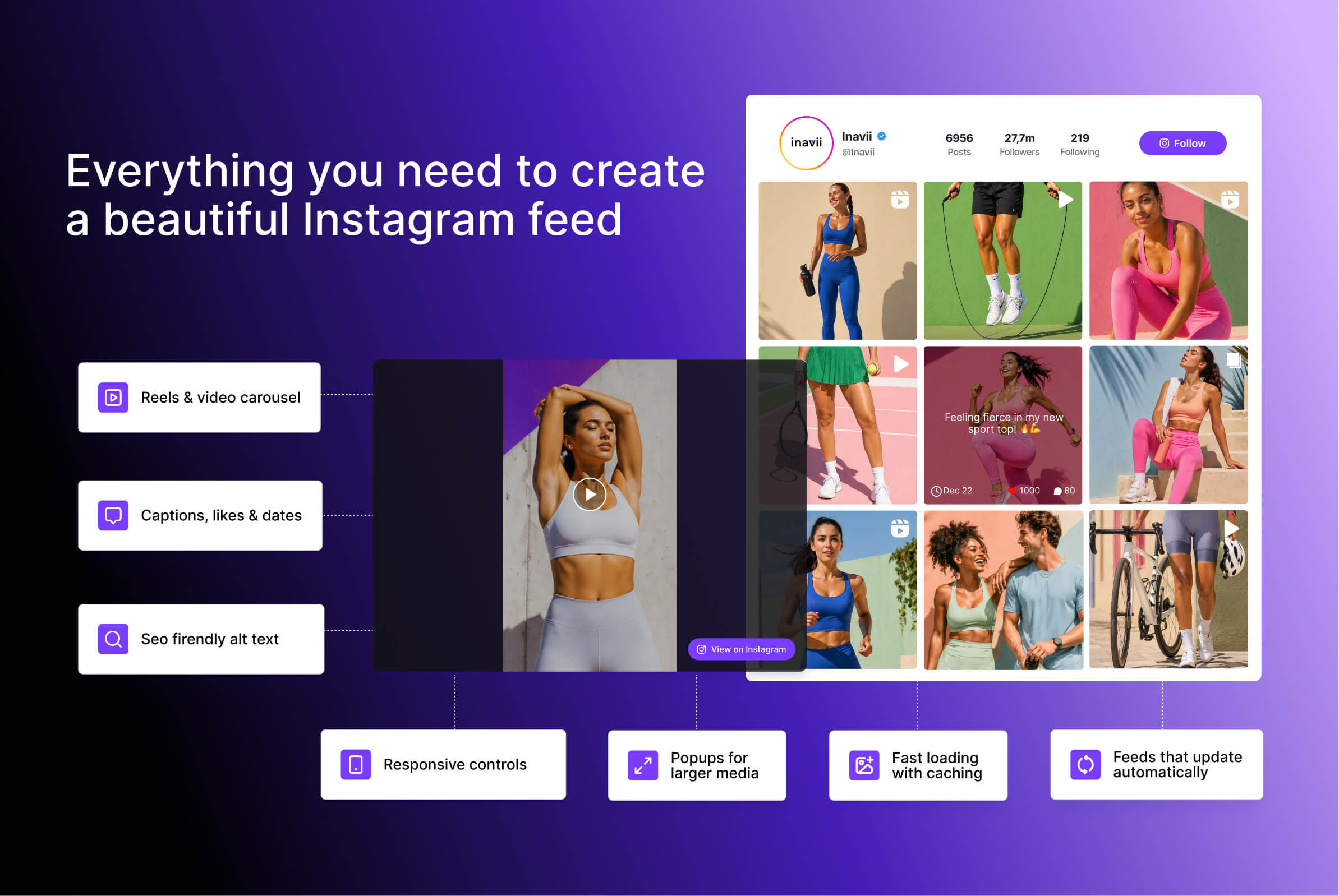 Inavii for Elementor Social Feed