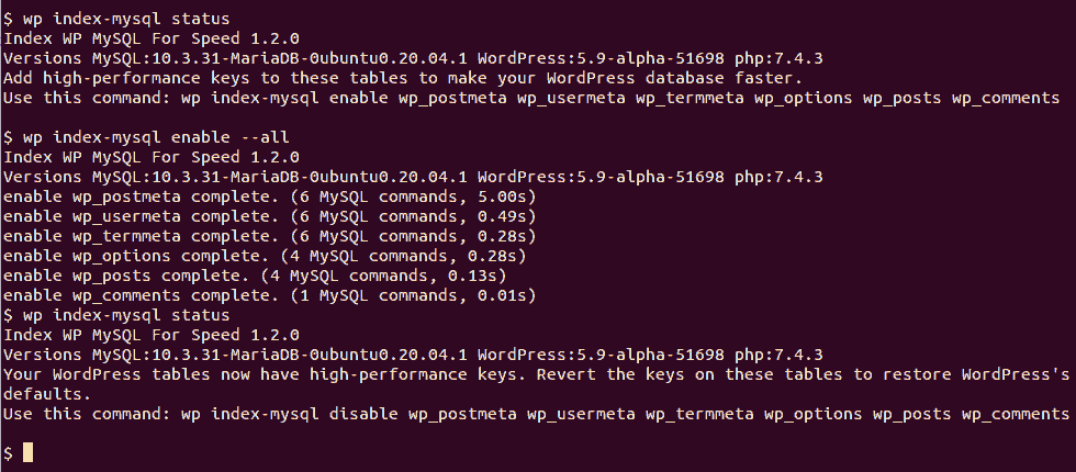 Use WP CLI to run the plugin's operations.