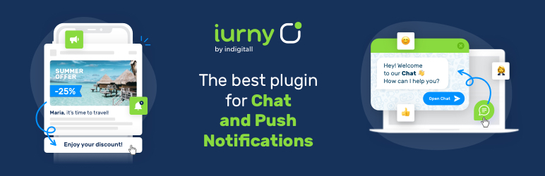 IURNY by INDIGITALL – Instant Chat, Web Push Notifications