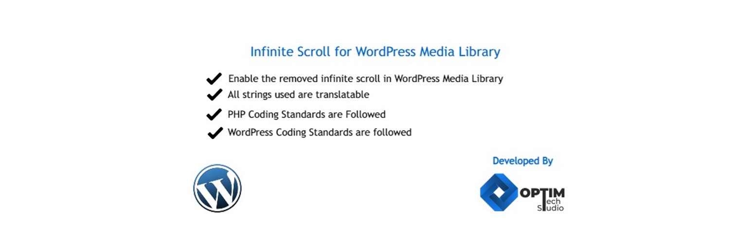 Infinite Scroll for Media Library