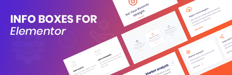 Info boxes for elementor