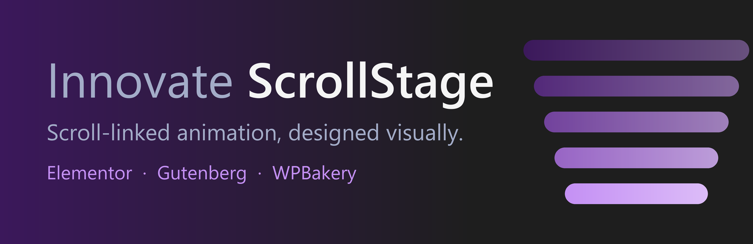 WordPress 外掛 Innovate ScrollStage 的封面圖片