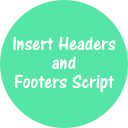 Insert Headers and Footers Code - HT Script