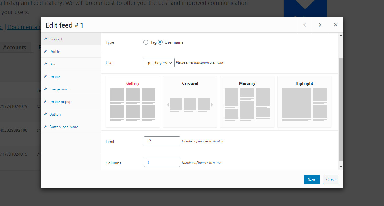 Instagram Feed – Instagram feed <strong>layouts</strong> (gallery, carousel, masonry)