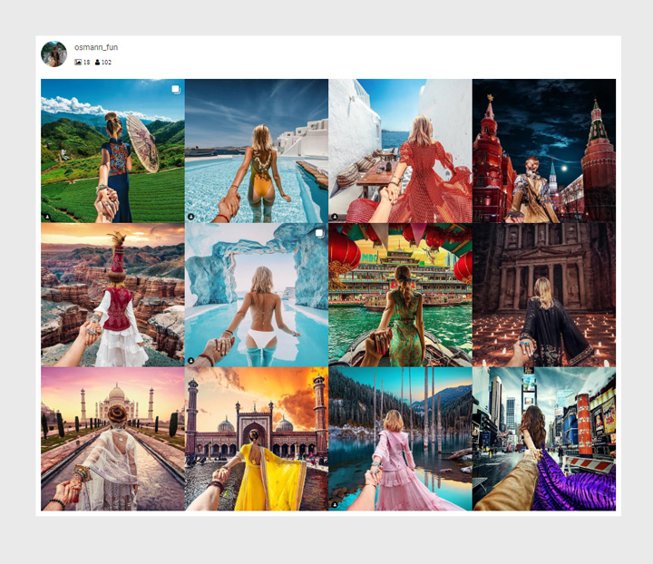 Social Slider Feed