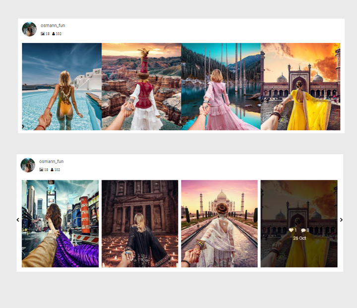 Normal slider layout