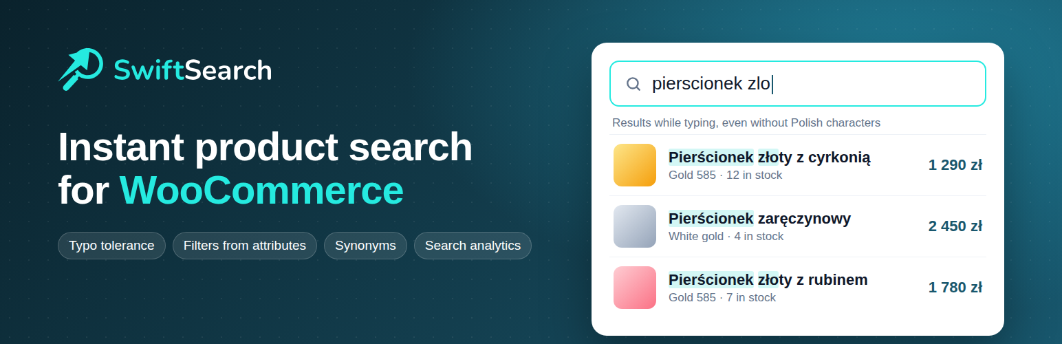 InstantSearch Products – SwiftSearch.pl