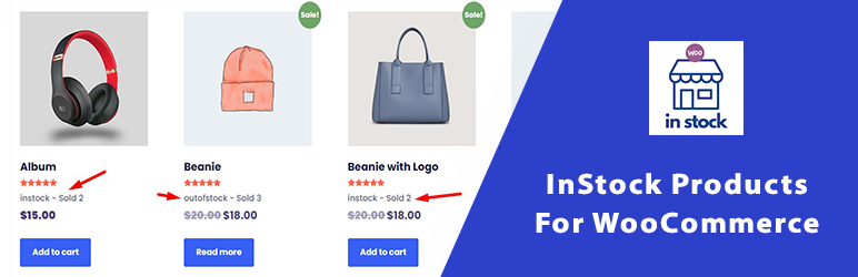 Instock Products for Woocommerce