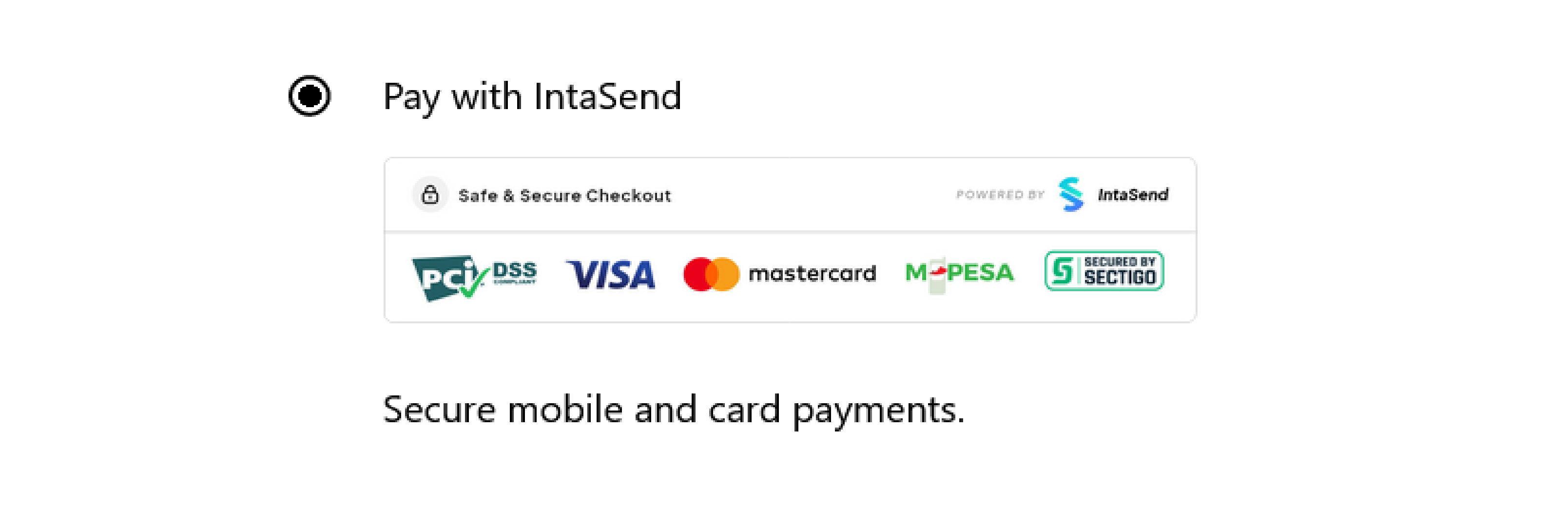 IntaSend Pay Button