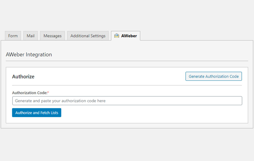 Get authorization code and fetch lists.