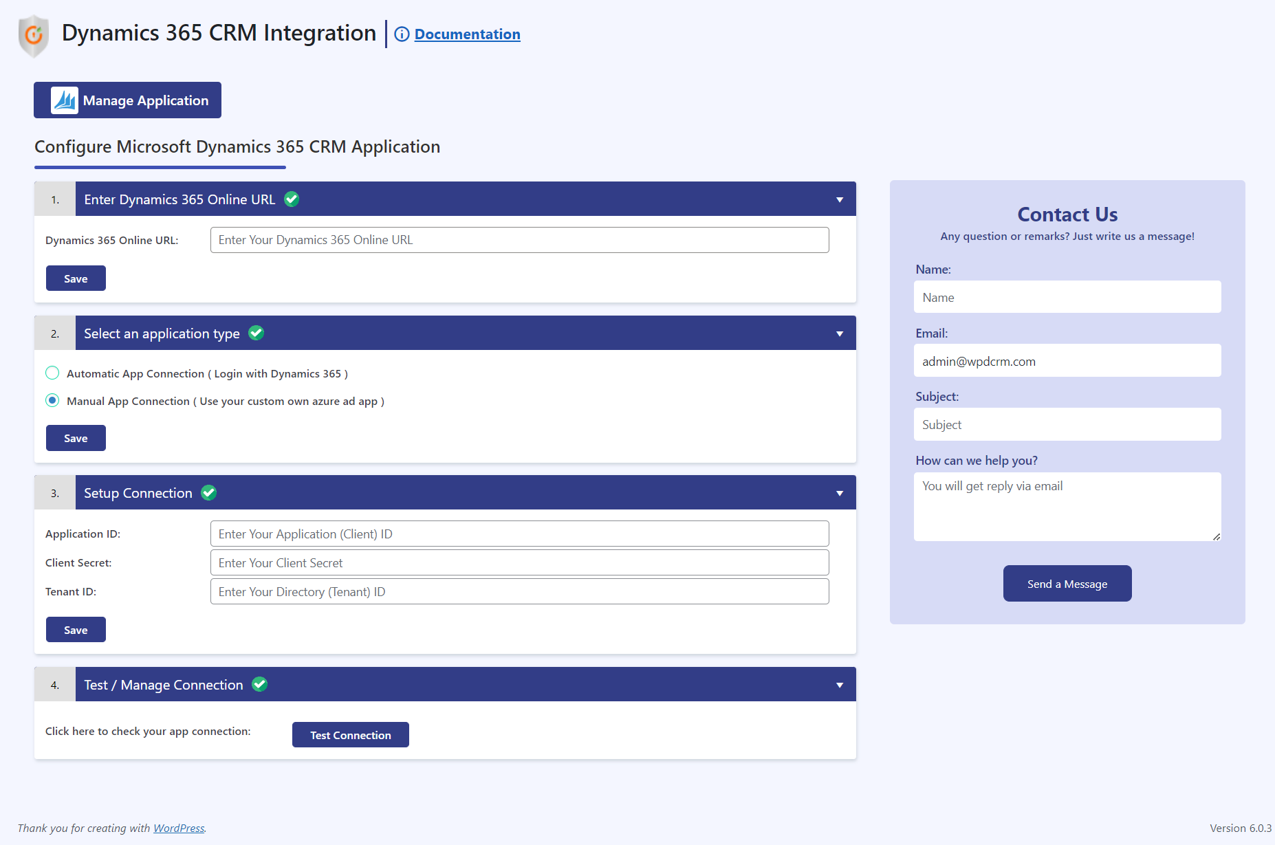 Integrate Dynamics 365 CRM