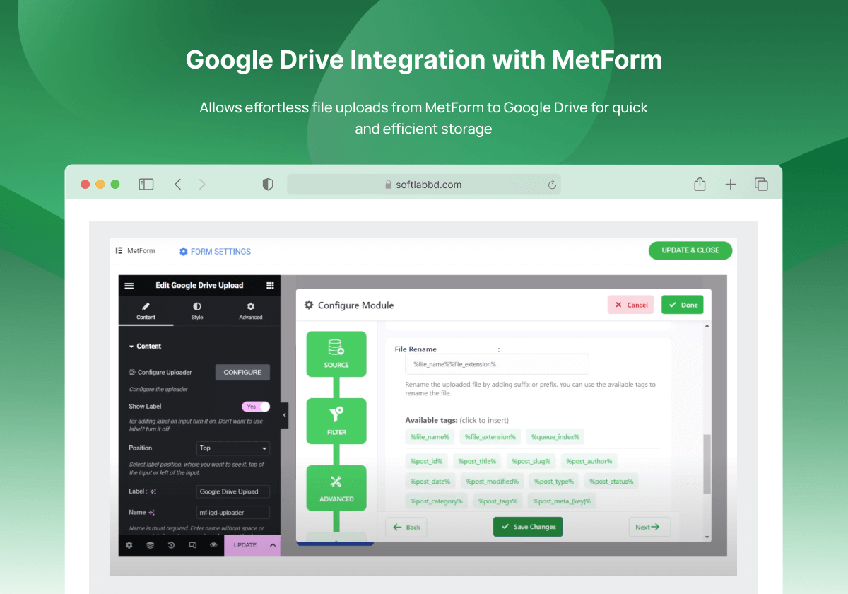 WP File Download : integração do Google Drive