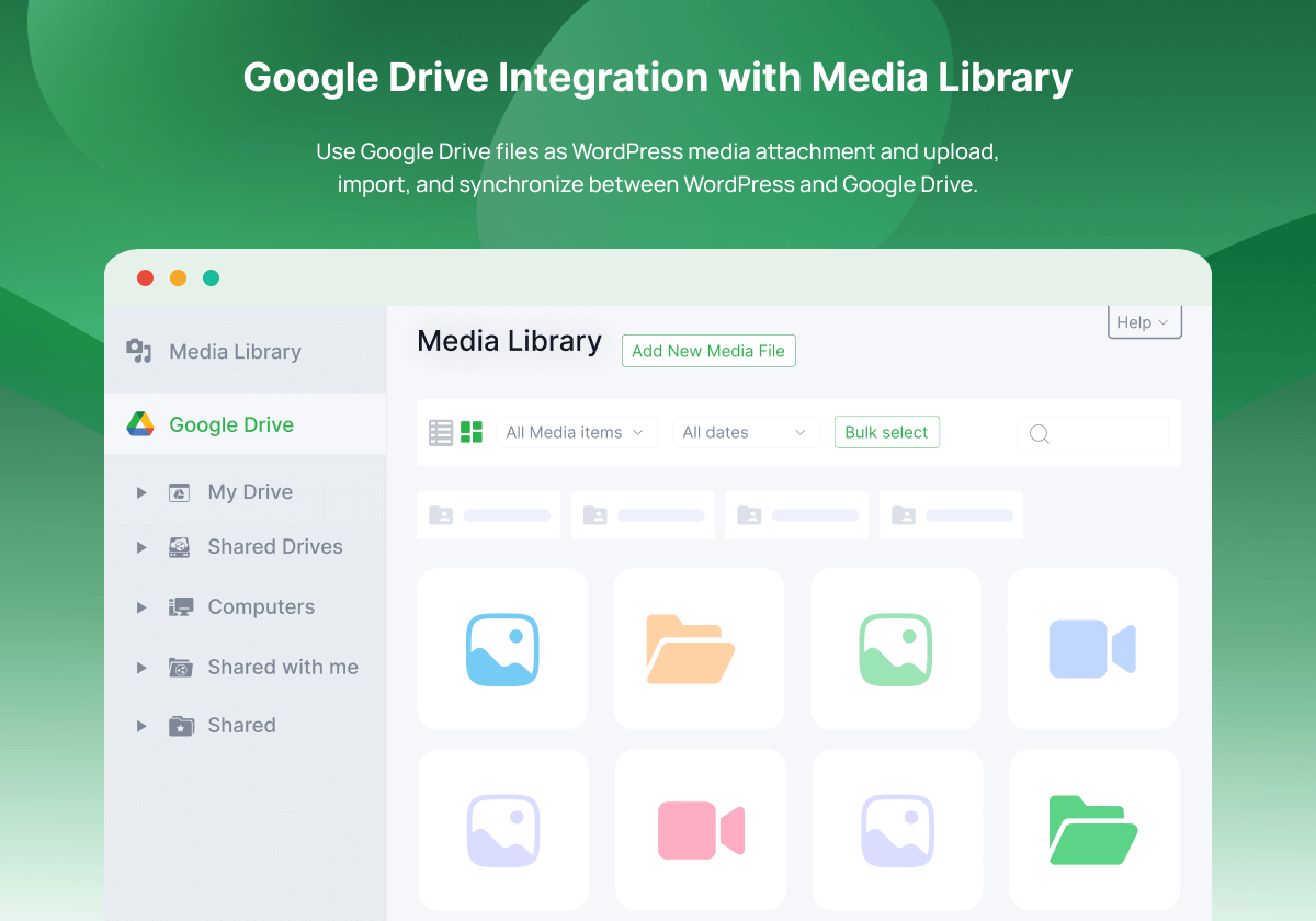 Google Drive Integration with Media Library