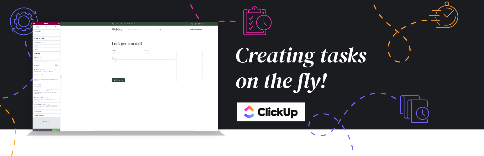 Integration for Elementor forms – Clickup