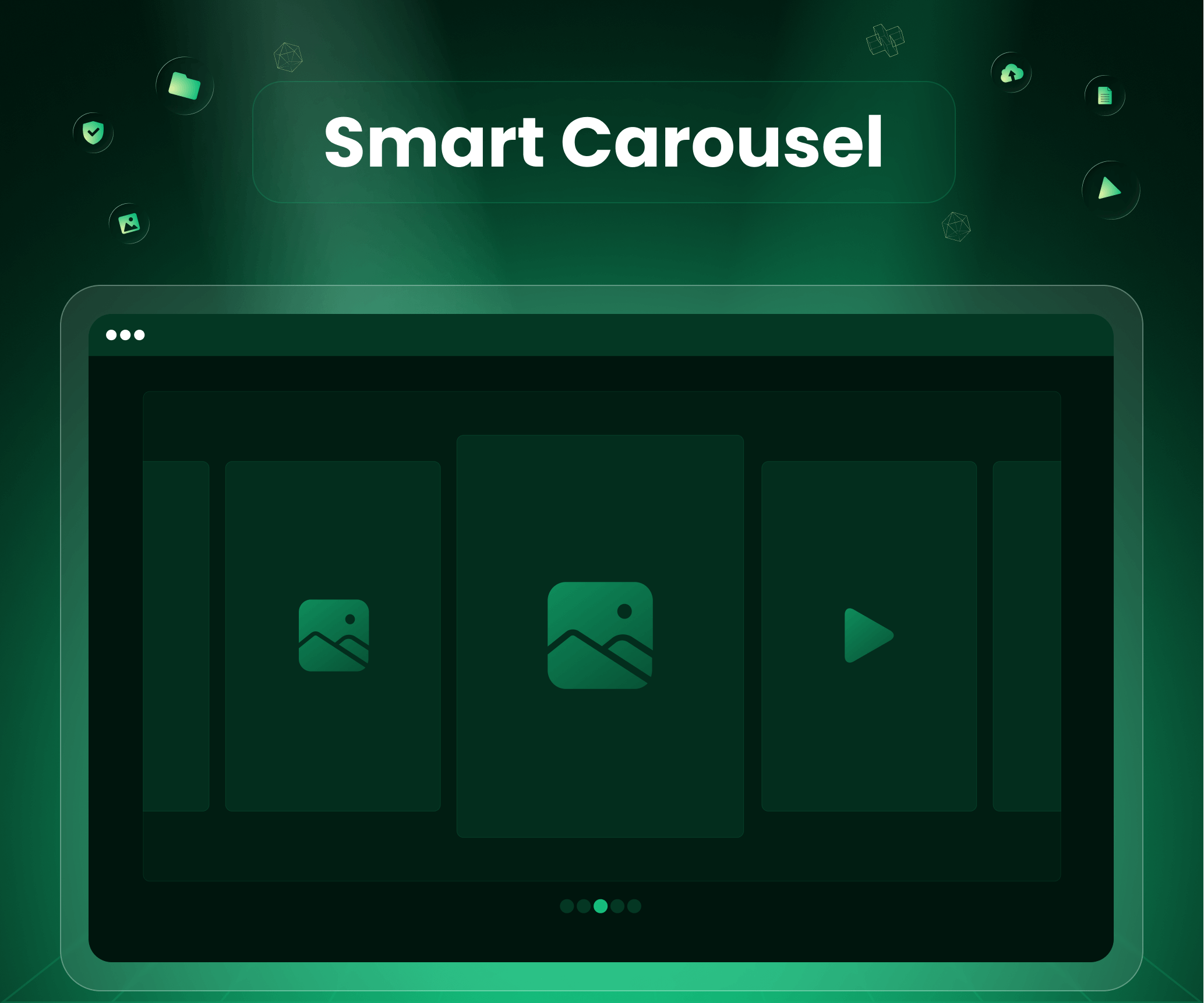 Media player for video and audio