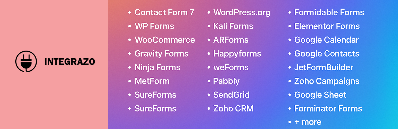 Integrazo Automator – Integrations for Forms and WooCommerce