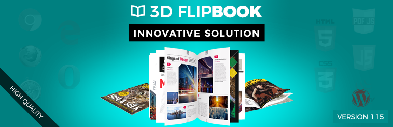 3D FlipBook – PDF Flipbook WordPress