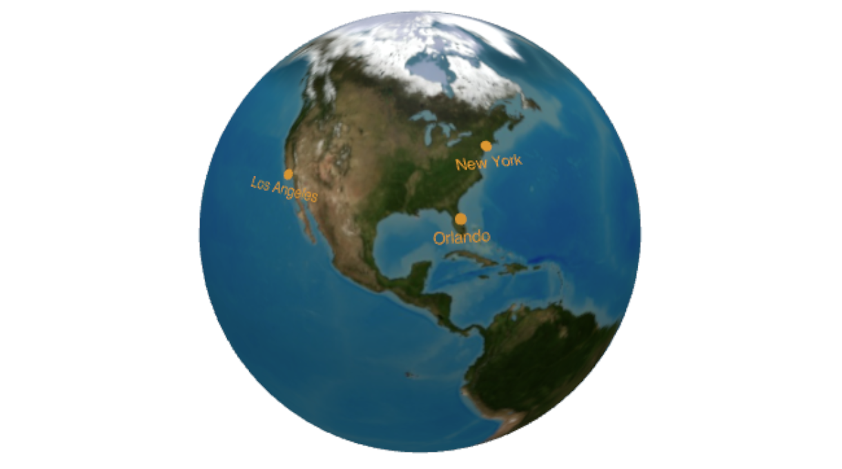 World map example 01