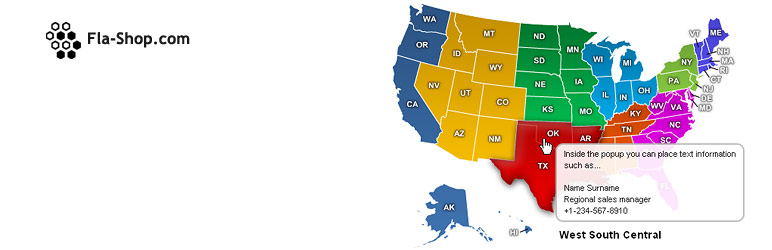 Interactive US Map — Create Сlickable & Customizable U.S. Maps