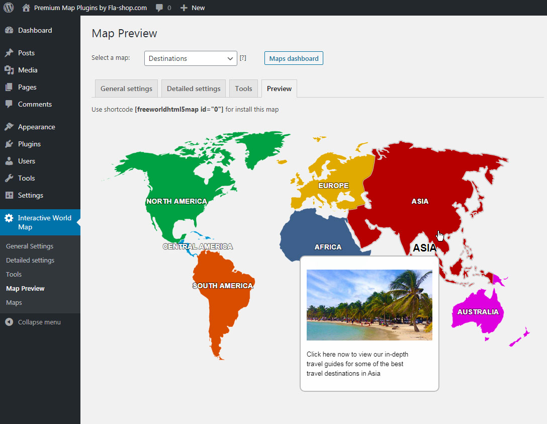 World Map: A clickable map of world countries :-)