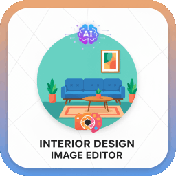 Interior Design Image Editing Icon