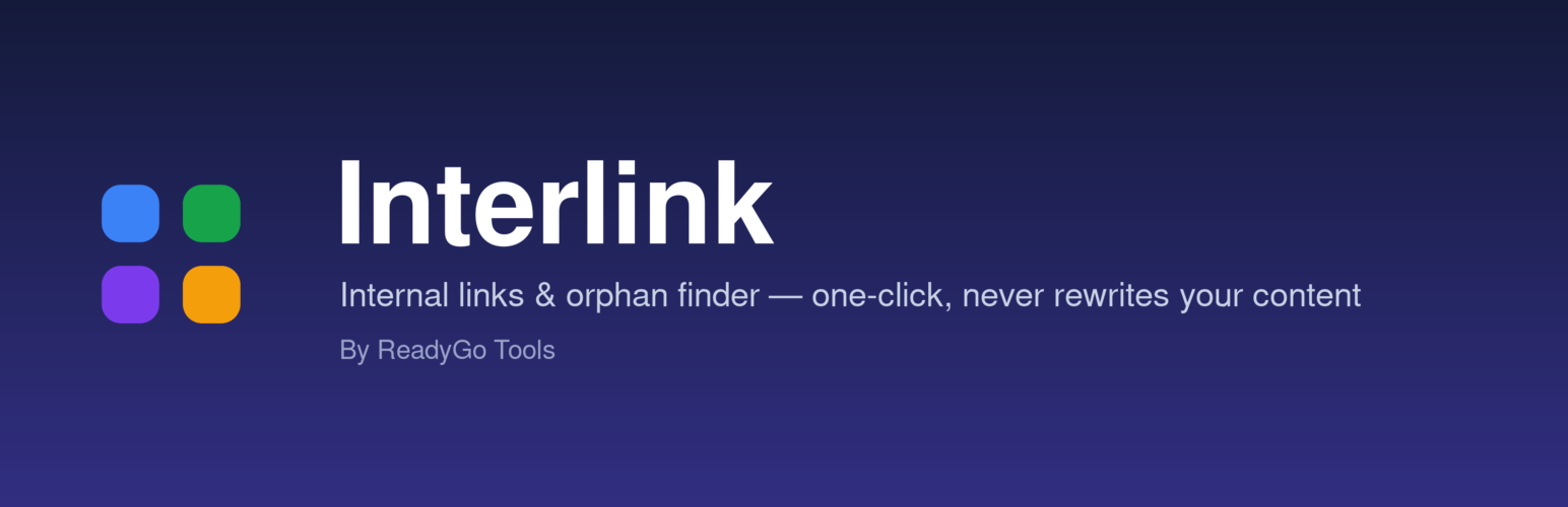Interlink – Internal Links Manager, Orphan Page Finder & SEO Link Suggestions