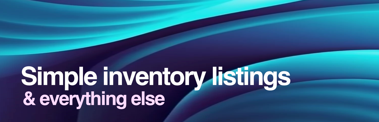 WordPress 外掛 Inventory Presser – Car Dealer Listings 的封面圖片。