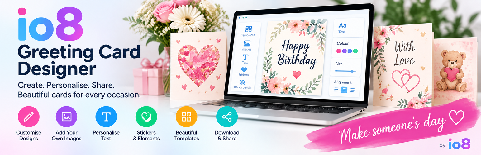 io8 Greeting Card Designer