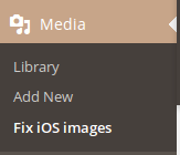 Apart from automatically fixing images upon upload, we're introducing a new feature for fixing iOS images manually, including images that were uploaded before the plugin's installation!