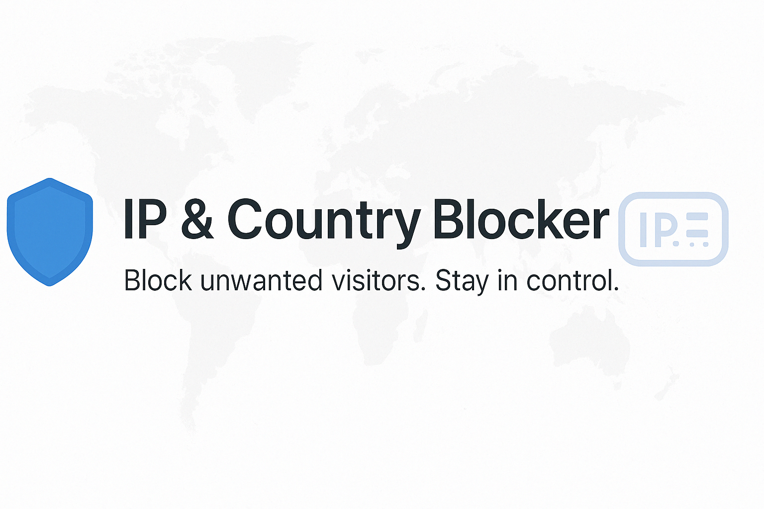 IP & Country Blocker Lite