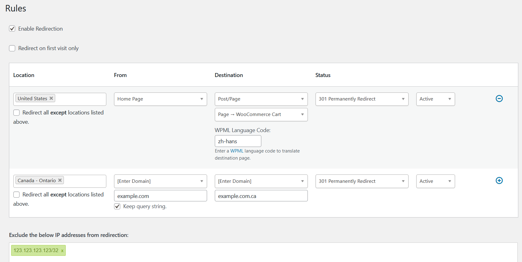 IP2Location Redirection