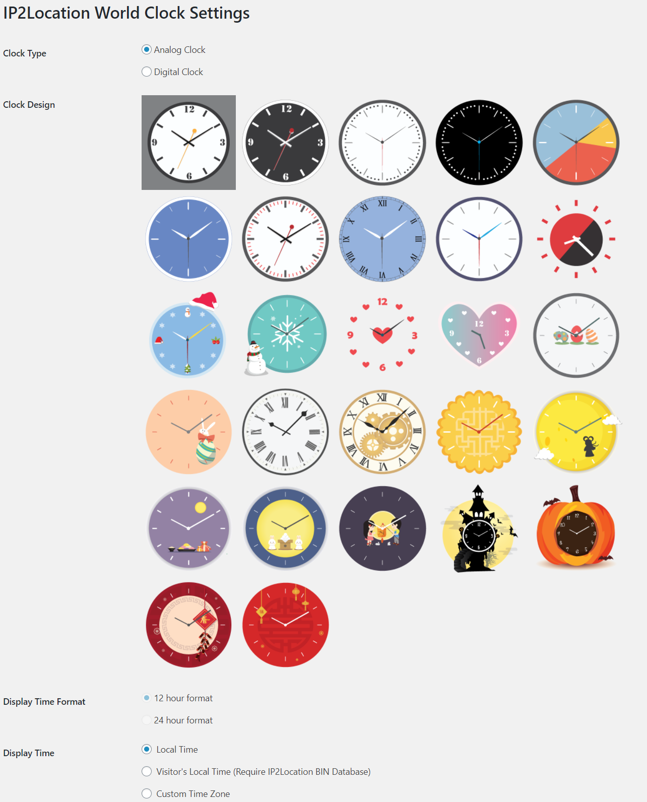 IP2Location World Clock