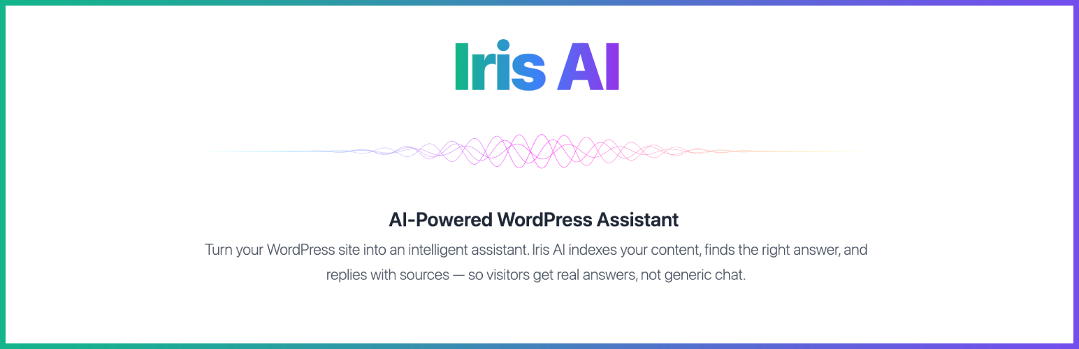 Iris AI – AI Homepage, Chatbot & Site Assistant