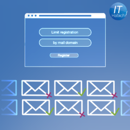 Limit Registration by Mail Domain Icon