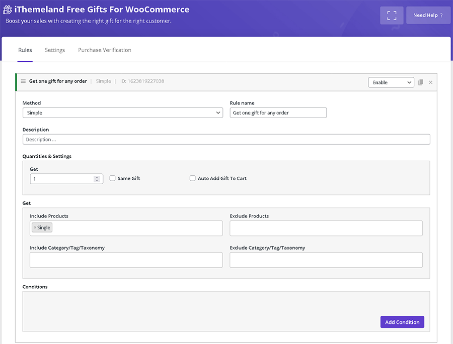 Free Gifts for WooCommerce