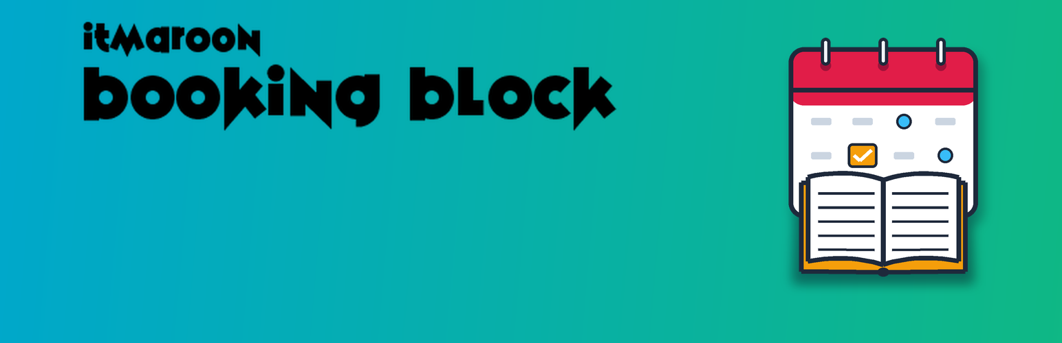 WordPress 外掛 ITMAROON Booking Block 的封面圖片