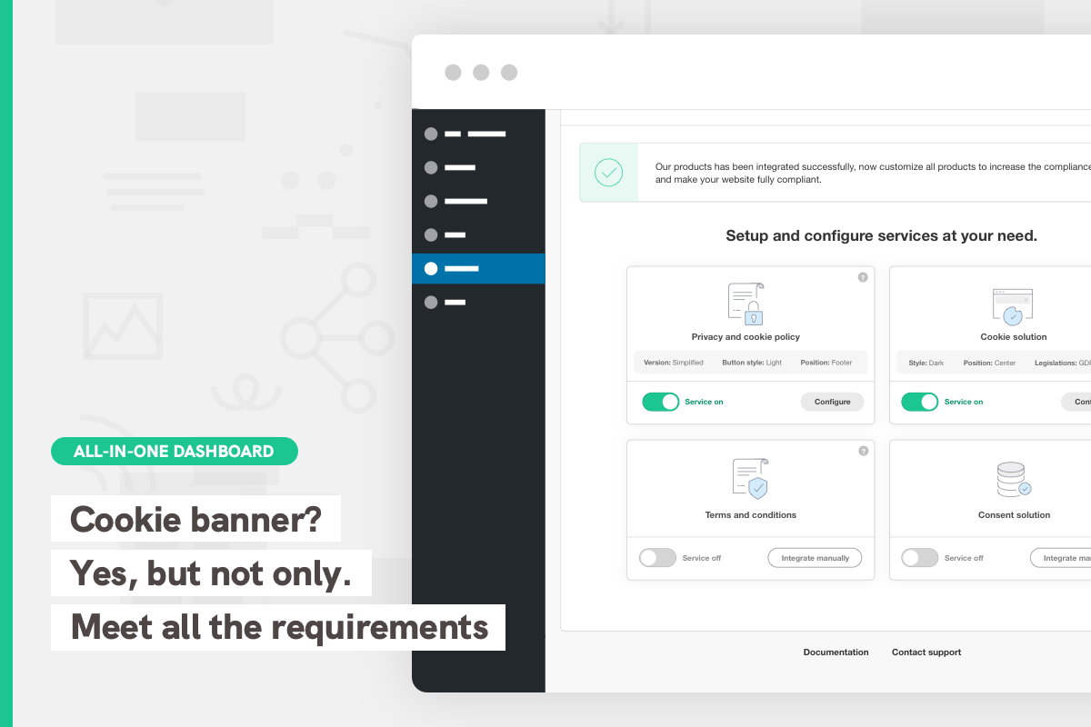 Cookie banner? Yes, but not only. Meet all the <strong>privacy compliance</strong> requirements