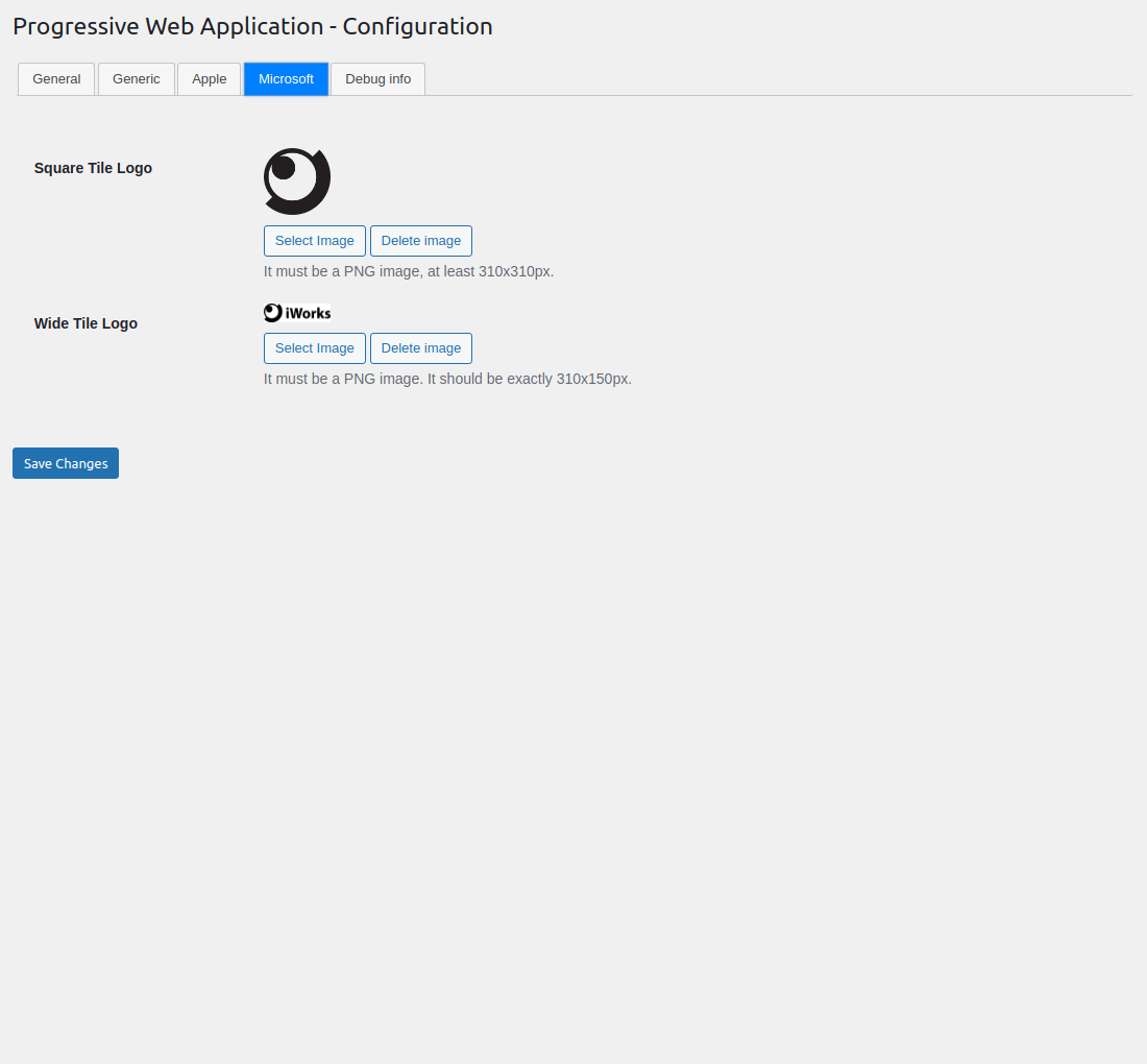 Microsoft configuration.